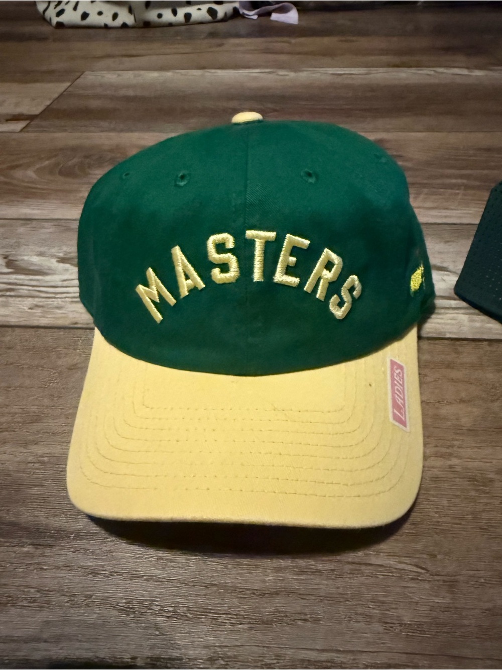 Masters Green and Yellow Baseball Hat